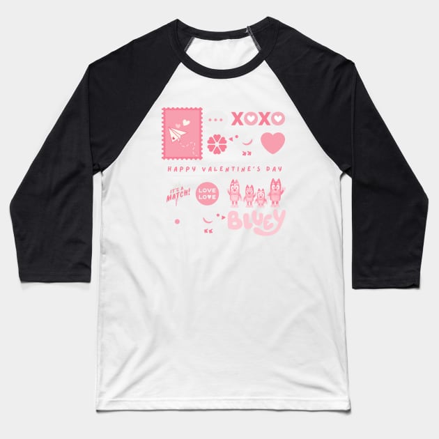 valentine vibes Baseball T-Shirt by Diegosevenstar